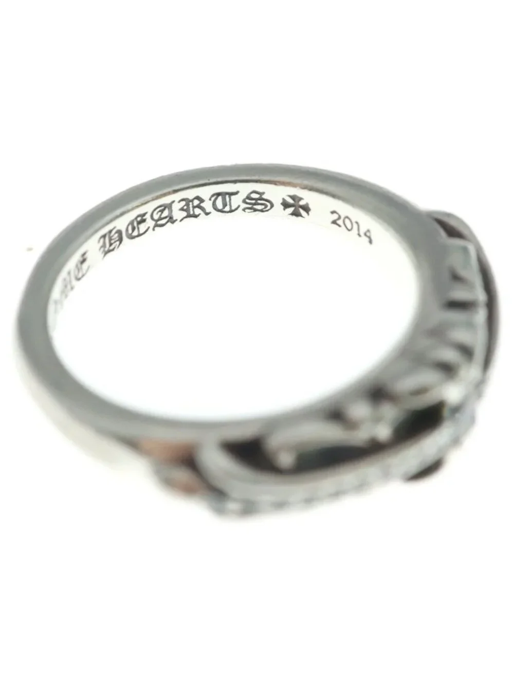 Chrome Hearts Baby Classic P D Babyque Classic Floral Cross Pave Diamond Ring